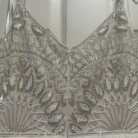 BHLDN Violetta by Adrianna Papell Beaded Gown | White | Size 2 | NWT - Picture 10 of 13